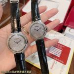Ballon Bleu De Cartier Diamond Face 36/33mm Swiss Quartz Movement Lady Watch